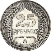 Obverse 25 Pfennig 1909 A
