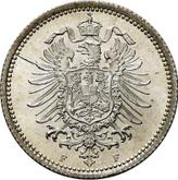Reverse 20 Pfennig 1873 F