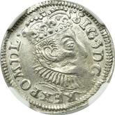 Obverse 3 Groszy (Trojak) 1596 IF Poznań Mint