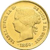 Obverse 4 Pesos 1864