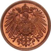 Reverse 1 Pfennig 1905 D