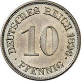 Obverse 10 Pfennig 1896 E
