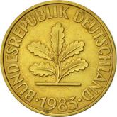 Reverse 10 Pfennig 1983 G