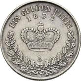 Reverse Gulden 1832 L