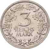 Reverse 3 Reichsmark 1932 G