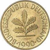 Reverse 10 Pfennig 1990 F