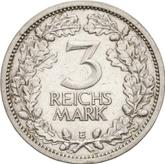 Reverse 3 Reichsmark 1931 E
