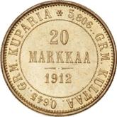 Reverse 20 Mark 1912 S