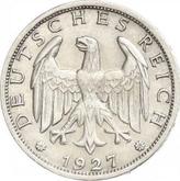 Obverse 1 Reichsmark 1927 J