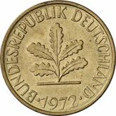 Reverse 10 Pfennig 1972 D