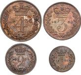 Reverse Coin set 1836 Maundy