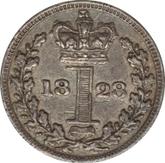 Reverse Penny 1828 Maundy