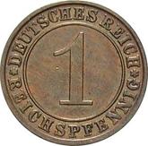 Obverse 1 Reichspfennig 1924 J