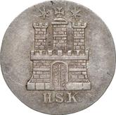 Obverse 1 Shilling 1841 H.S.K.