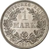 Obverse 1 Mark 1891 A
