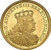 Obverse 10 Thaler (2 August d'or) 1754 EC Crown
