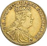 Obverse 10 Thaler (2 August d'or) 1753 G Crown