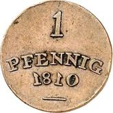 Reverse 1 Pfennig 1810