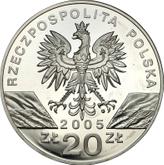 Obverse 20 Zlotych 2005 MW AN Eagle-owl