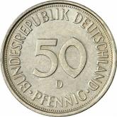 Obverse 50 Pfennig 1973 D
