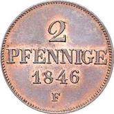 Reverse 2 Pfennig 1846 F