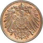 Reverse 1 Pfennig 1892 G