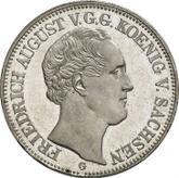 Obverse Thaler 1839 G Visit to the Dresden Mint