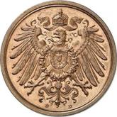 Reverse 2 Pfennig 1905 D