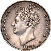 Obverse Sixpence 1827