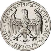 Obverse 3 Reichsmark 1927 A Marburg University