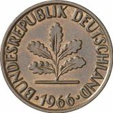 Reverse 2 Pfennig 1966 D