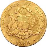 Reverse 10 Pesos 1853 So