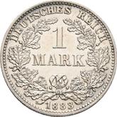 Obverse 1 Mark 1883 D
