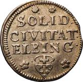 Reverse Schilling (Szelag) 1761 CHS Elbing