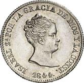 Obverse 4 Reales 1844 B PS