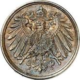 Reverse 1 Pfennig 1891 J