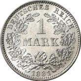 Obverse 1 Mark 1881 J