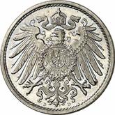 Reverse 10 Pfennig 1909 D