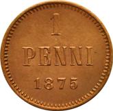 Reverse 1 Penni 1875