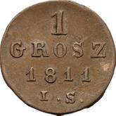 Reverse 1 Grosz 1811 IS