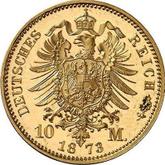 Reverse 10 Mark 1873 A Mecklenburg-Strelitz