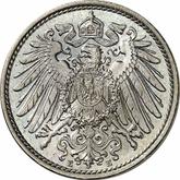 Reverse 10 Pfennig 1901 E