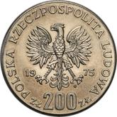 Obverse 200 Zlotych 1975 MW Pattern 30 years of Victory over Fascism