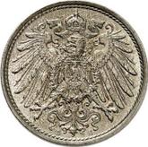 Reverse 10 Pfennig 1907 E