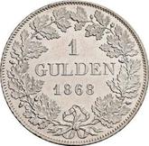 Reverse Gulden 1868