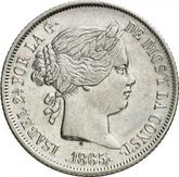 Obverse 40 Céntimos de escudo 1865