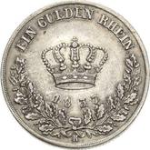 Reverse Gulden 1837 K
