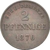 Reverse 2 Pfennig 1870