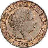 Obverse 1 Céntimo de escudo 1865