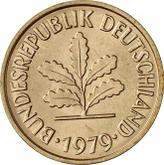 Reverse 5 Pfennig 1979 D